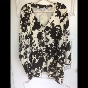 Kim & Cami Floral top Size 5x